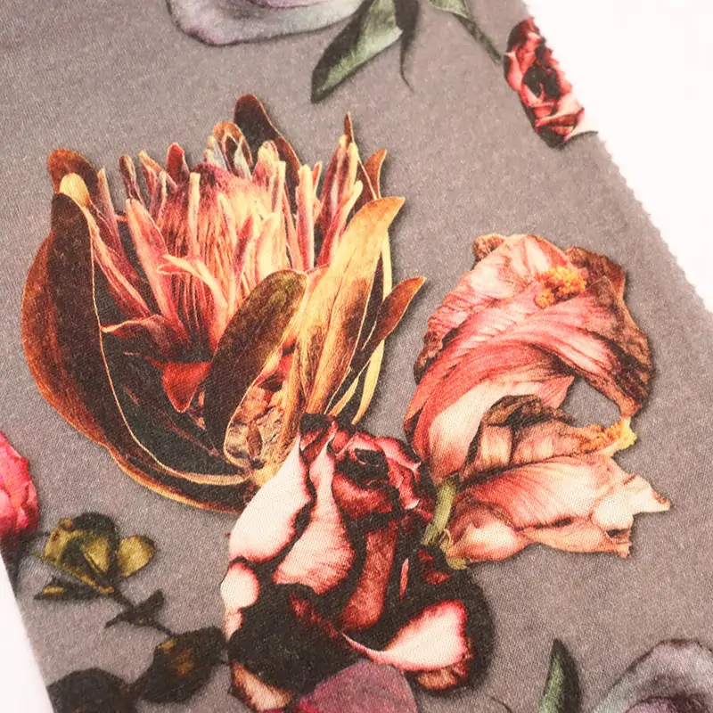 100%merino wool 20.5mic single jesty with full print 190gsm