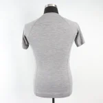 Men merino wool V-neck T-shirt