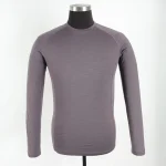 Men merino wool solid lightweat underwear