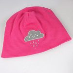 Merino wool beanie with Cartoon embroidery for kids
