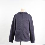 Merino wool diamond jacqurad jacket