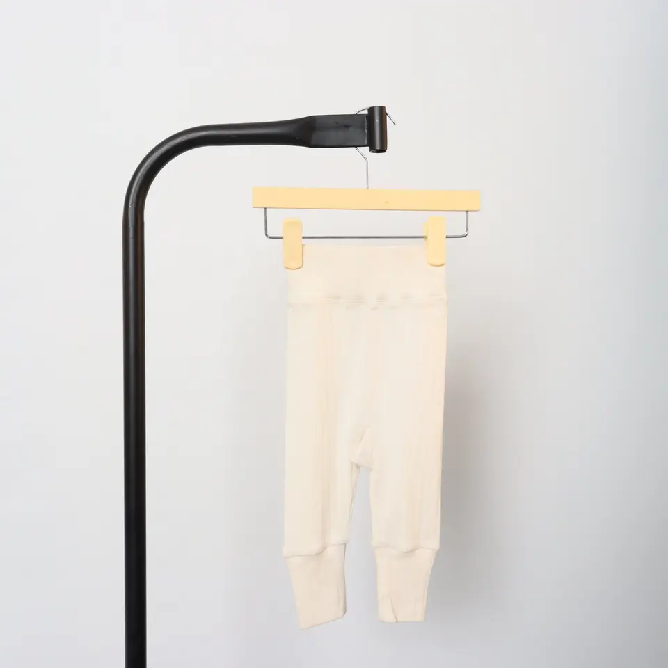 Merino wool high waist pants for kids