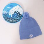 Merino wool jacquard beanie