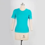 Women merino wool crew neck T-shirt