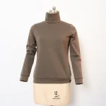 Women merino wool high neck Top