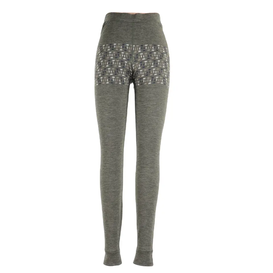 Women merino wool jacqurad pants