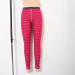 Women merino wool stripe pants