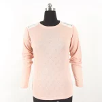 Women merino wool with lace T-shirt