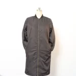Women woven Over-the-knee jacket