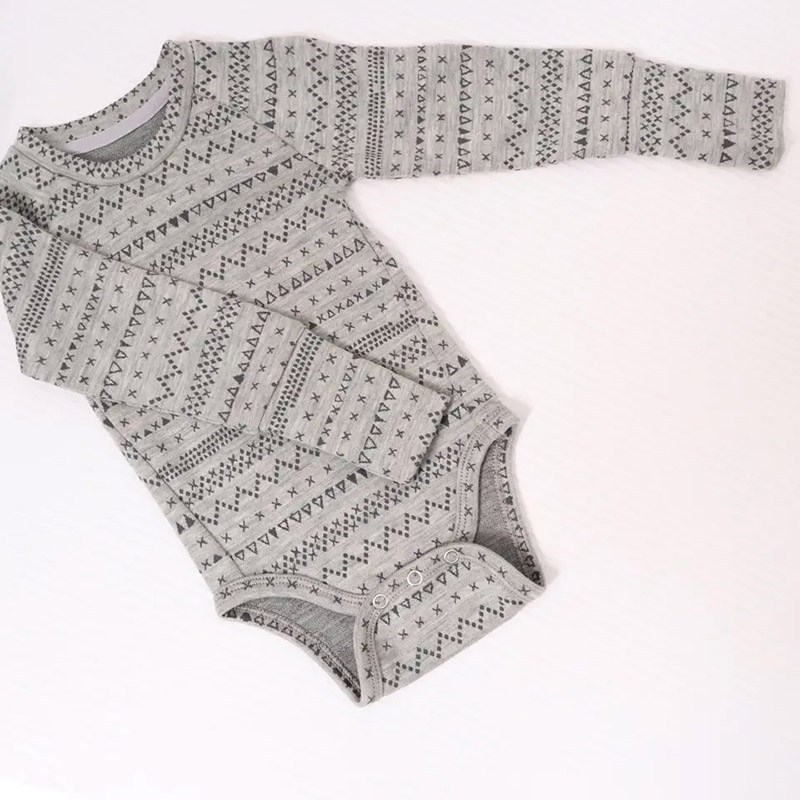 merino wool jacquard bodysuit