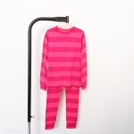 merino wool stripe baselayer set
